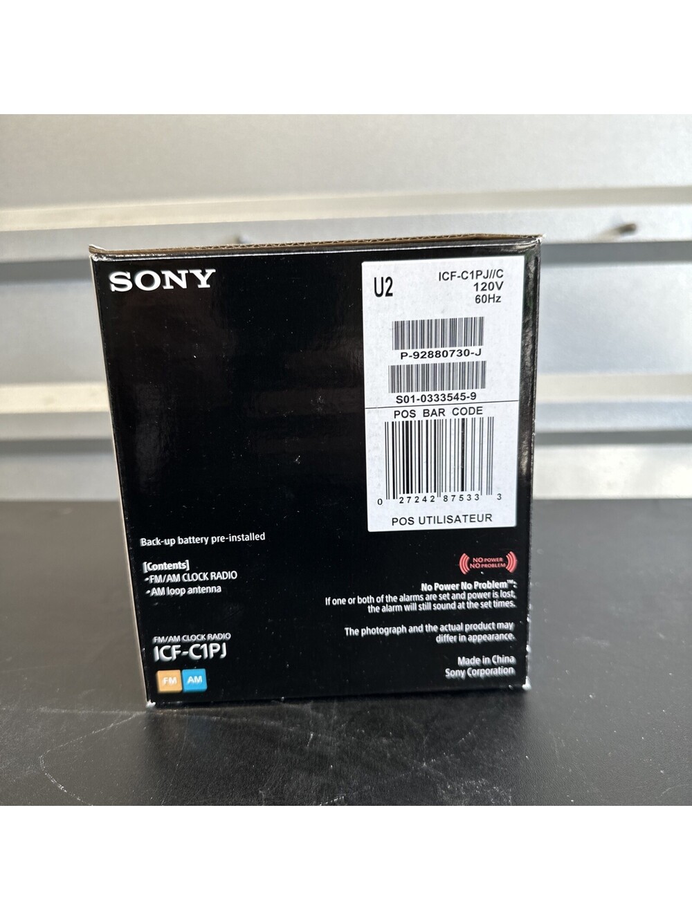 ICF-C1PJ SONY ALARM CLOCK RADIO - Picture 11 of 13